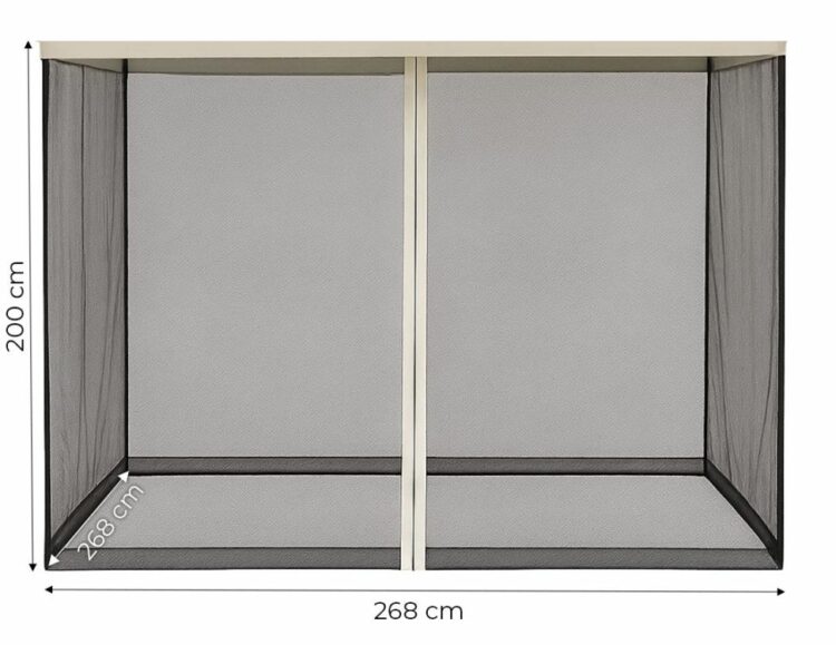 Moskytiéra pre altánok, 3x3m, béžová | MultiGarden