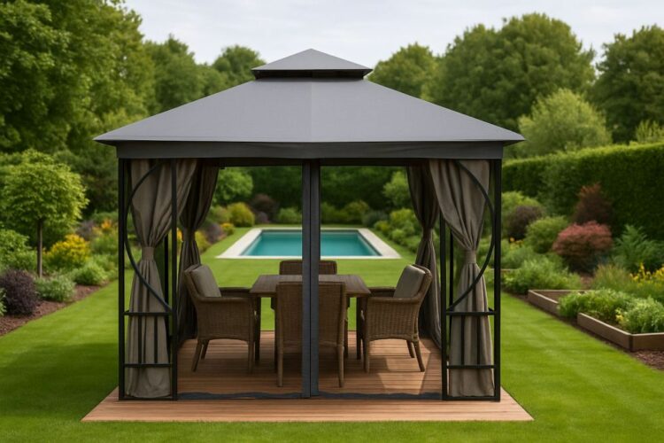 Moskytiéra pre altánok, 3x3m, šedá | MultiGarden