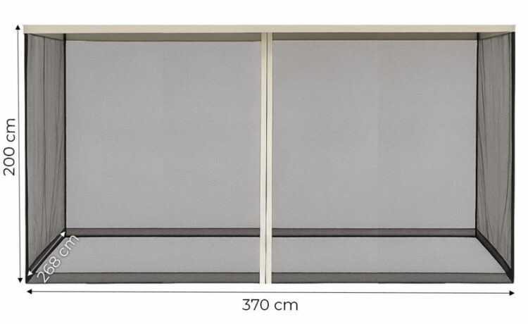 Moskytiéra pre altánok, 3x4m, béžová | MultiGarden