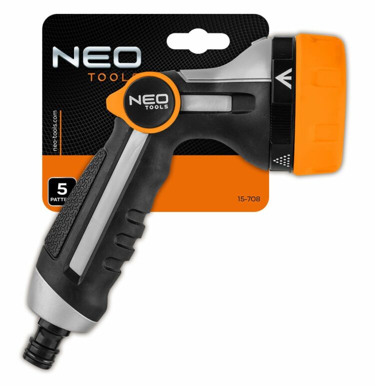 Multifunkčný pištoľový postrekovač, 5 funkcií | NEO TOOLS