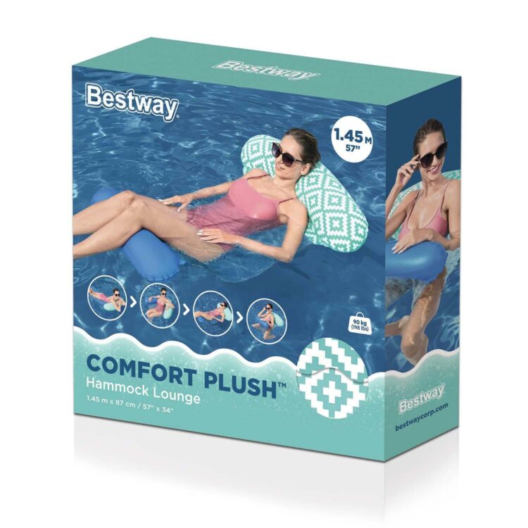 Nafukovací matrac Comfort Plush, modrý | Bestway