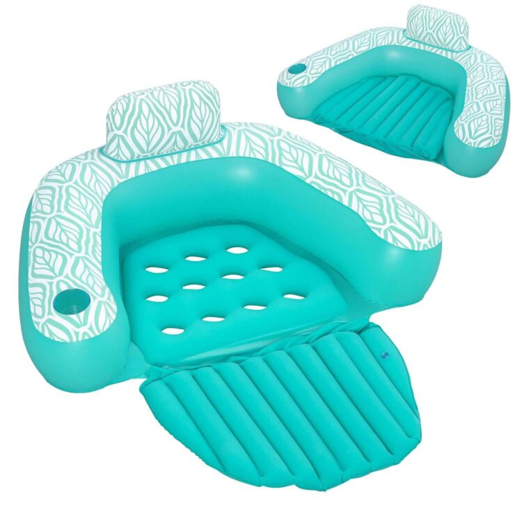 Nafukovacie kreslo Comfort Plush Pro, tyrkysové | Bestway