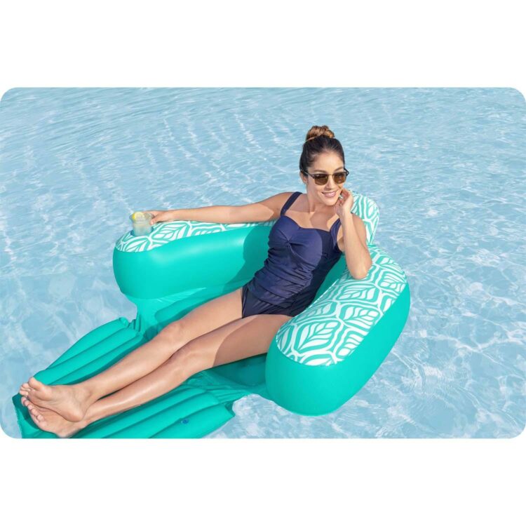 Nafukovacie kreslo Comfort Plush Pro, tyrkysové | Bestway