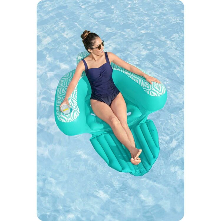 Nafukovacie kreslo Comfort Plush Pro, tyrkysové | Bestway