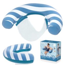 Nafukovacie kreslo Comfort Plush, bielo-modré | Bestway
