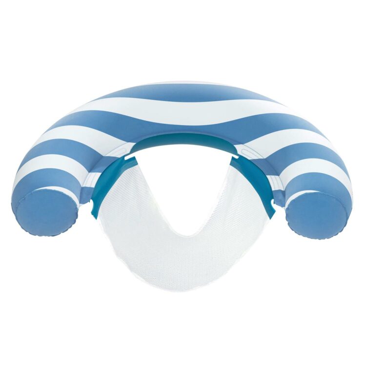 Nafukovacie kreslo Comfort Plush, bielo-modré | Bestway