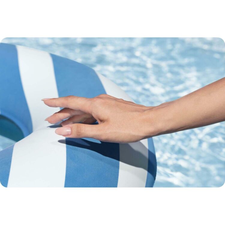 Nafukovacie kreslo Comfort Plush, bielo-modré | Bestway