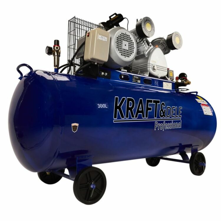 Olejový kompresor, 300L, 2 piesty | KD4061