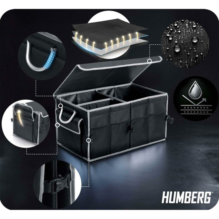 Organizér do auta HM-990, čierny | Humberg