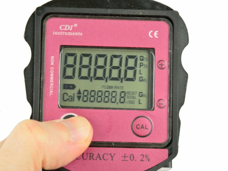 Pištoľ na čerpanie paliva s LCD displejom | GEKO