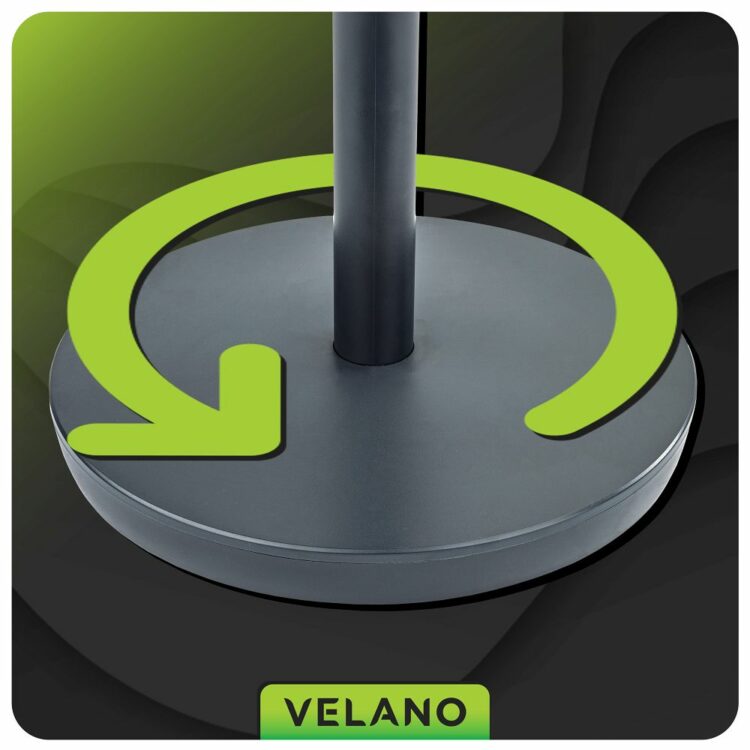 Podlahový ventilátor, 50W, čierny | Velano