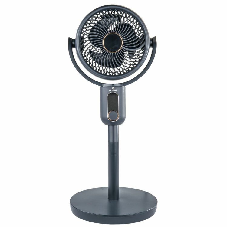 Podlahový ventilátor, 50W, čierny | Velano