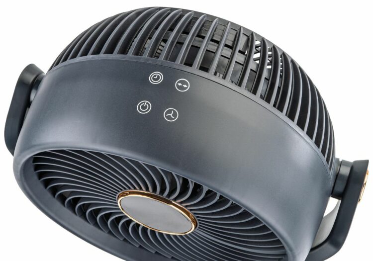 Podlahový ventilátor, 50W, čierny | Velano
