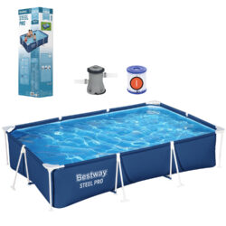 Rámový bazén s filtráciou a rebríkom, 300x201x66cm | Bestway