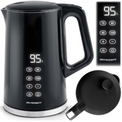 Rýchlovarná kanvica BD-71, 1,7L, čierno-strieborná | Berdsen