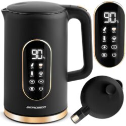 Rýchlovarná kanvica BD-712, 1,7L, čierno-zlatá | Berdsen