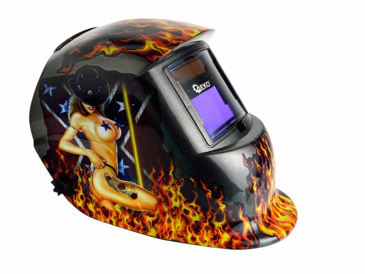 Samostmievacia zváračská kukla PROFI FLAME | GEKO