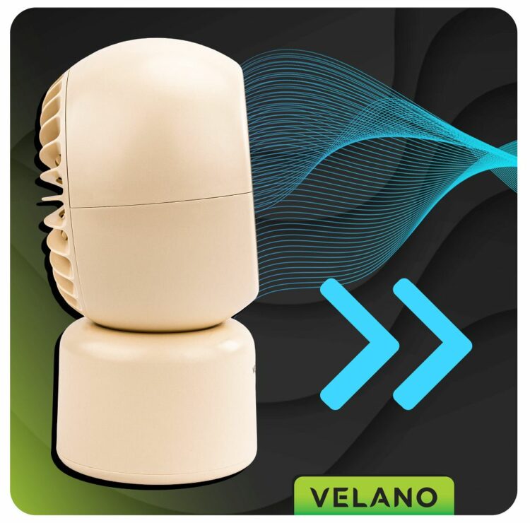 Stolný ventilátor, béžový | Velano