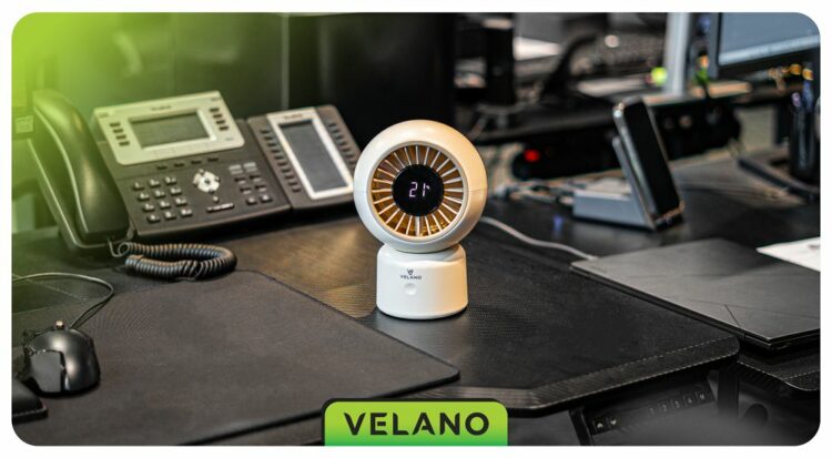 Stolný ventilátor, béžový | Velano