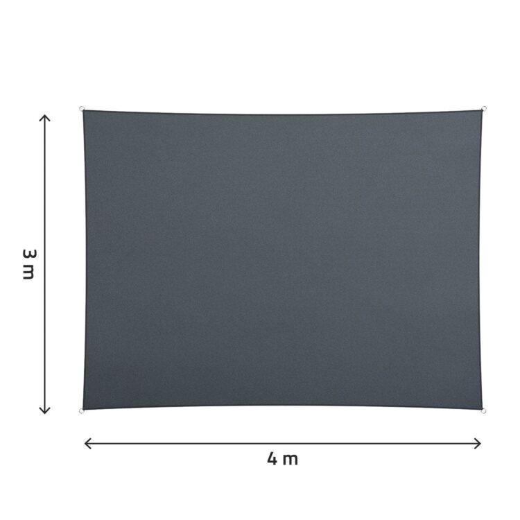 Tieniaca plachta PL-885, 3x4m, sivá | Plonos