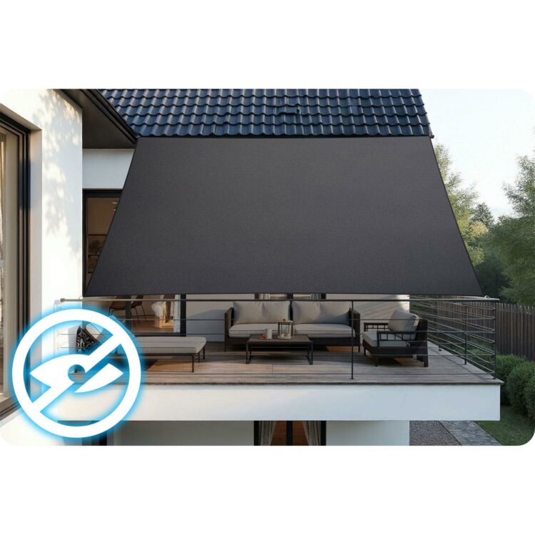 Tieniaca plachta PL-885, 3x4m, sivá | Plonos