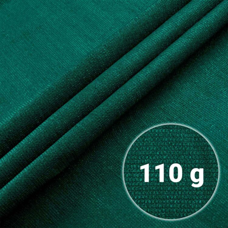 Tieniaca sieť + 50 klipov, 110g/m2, 1,2x50m, zelená | Plonos