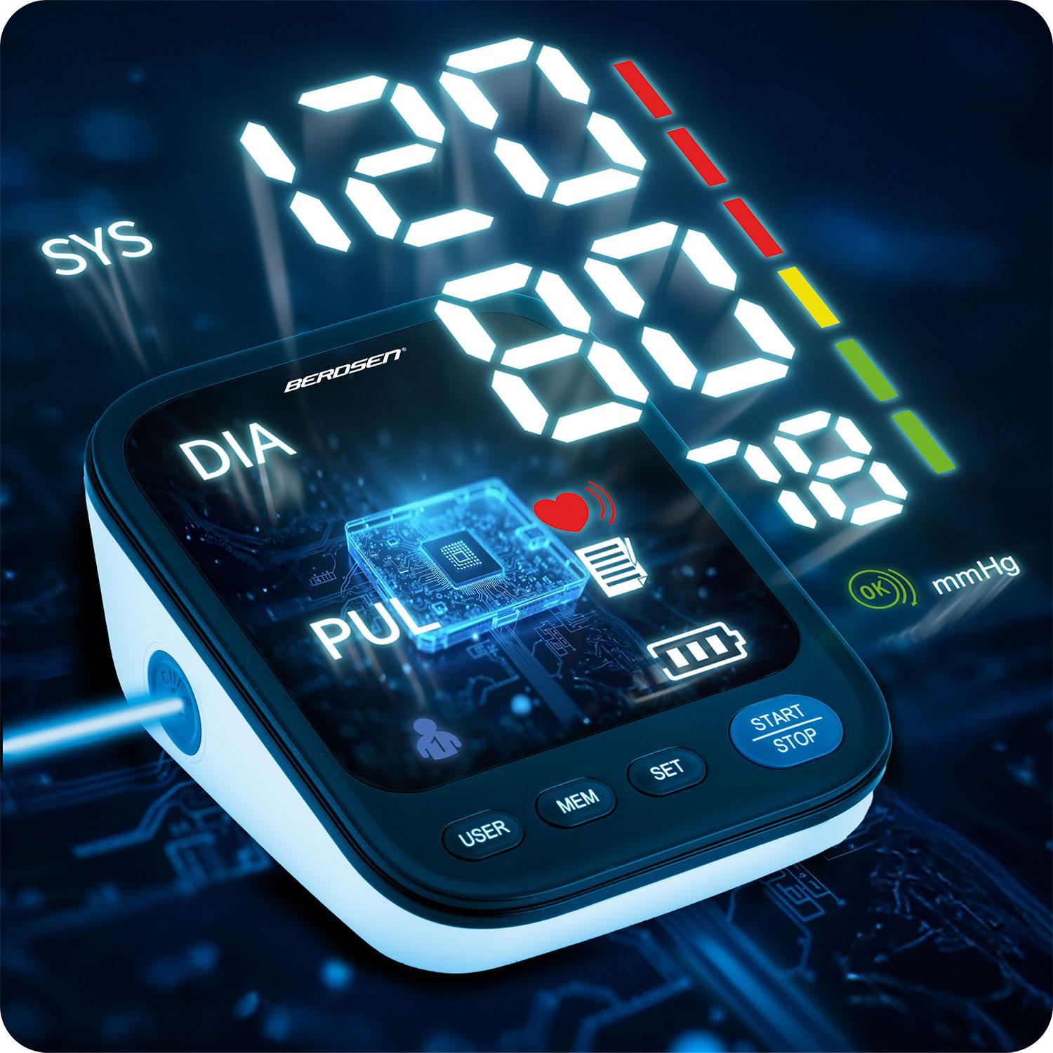 Tlakomer BD-122, čierno-biely | Berdsen Tlakomer BD-122, čierno-biely | Berdsen