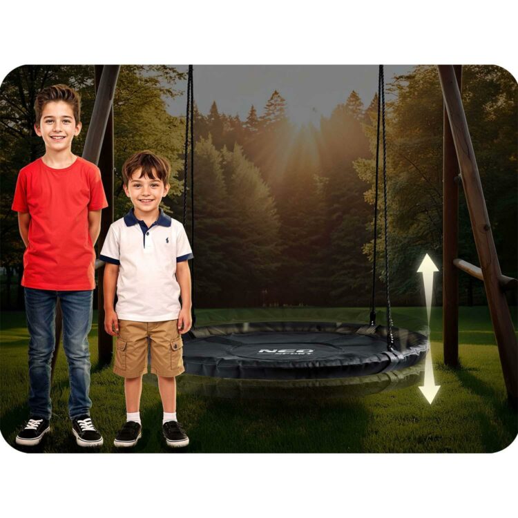 Záhradná hojdačka NS-103, 110cm, čierna | Neo-Sport