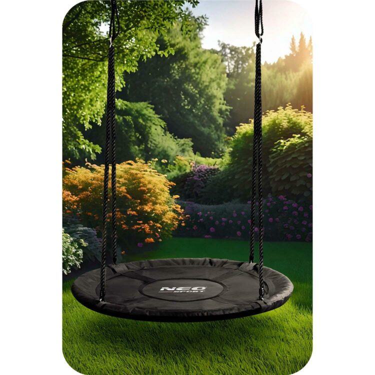 Záhradná hojdačka NS-103, 110cm, čierna | Neo-Sport