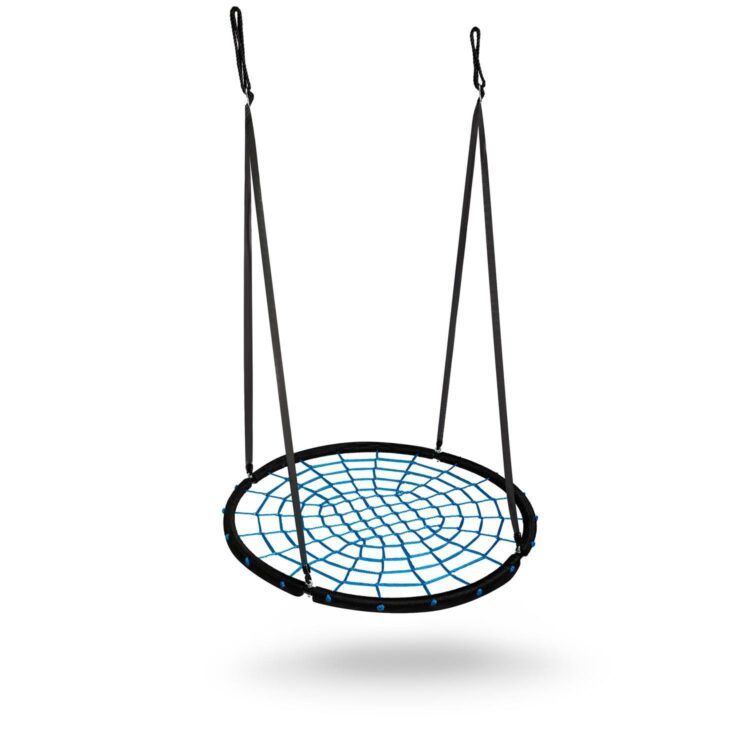 Záhradná hojdačka NS-104, 100cm, čierno-modrá | Neo-Sport