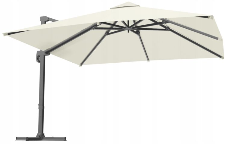 Záhradný slnečník ROMA, 3x3m, béžový | Garden Line