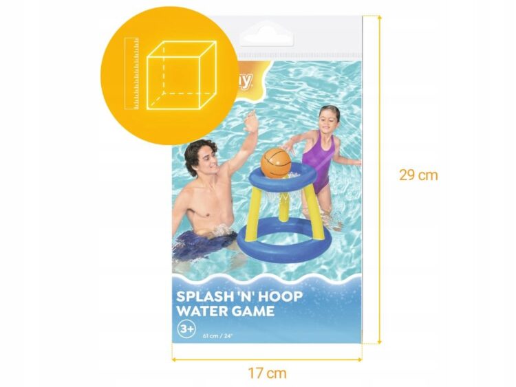 Bazénový basketbalový kôš + lopta, 61cm | Bestway