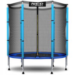 Detská záhradná trampolína, 140cm, modrá | Neo-Sport