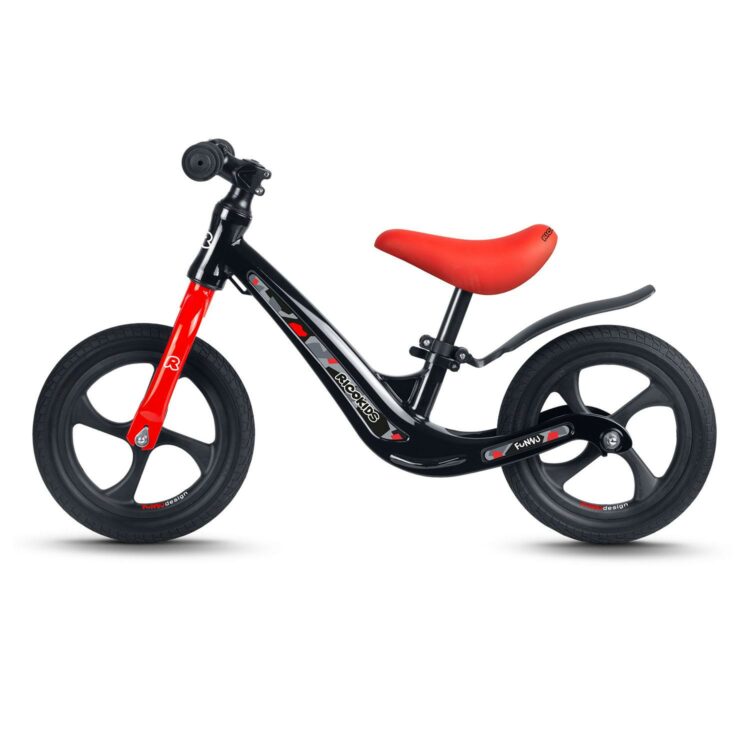 Detské odrážadlo FUNNU, čierne | Ricokids
