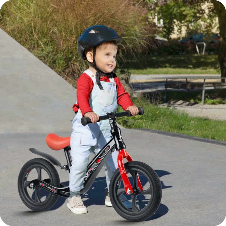 Detské odrážadlo FUNNU, čierne | Ricokids