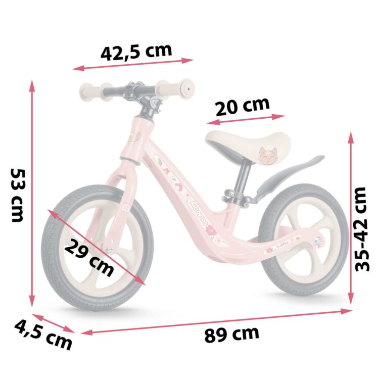 Detské odrážadlo FUNNU, ružové | Ricokids