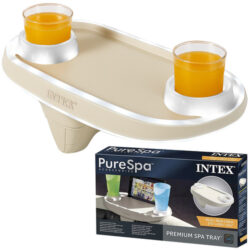 Držiak na nápoje do bazéna, LED, béžový | INTEX