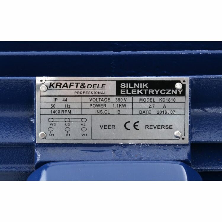 Jednofázový elektromotor, 1,1kW, 380V | KD1810