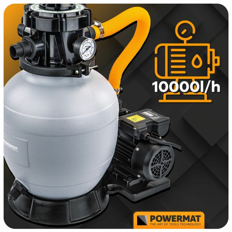 Piesková filtrácia pre bazény, 400W | PM-PPDB-400J