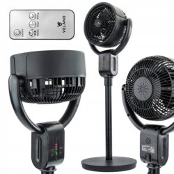 Podlahový ventilátor VELWEP0014, 50W, čierny | Velano
