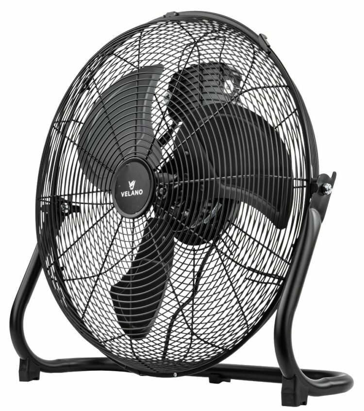 Podlahový ventilátor VELWEP0015, 125W, čierny | Velano
