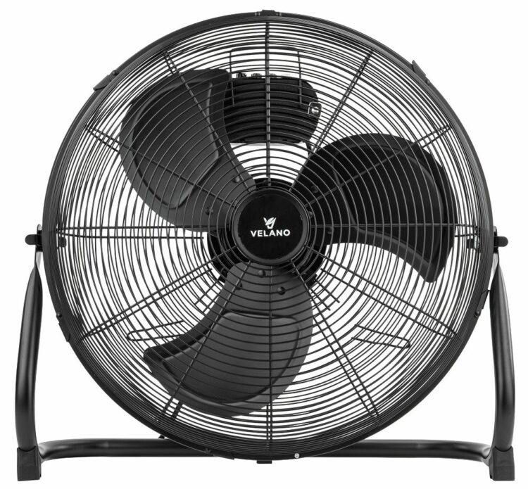 Podlahový ventilátor VELWEP0015, 125W, čierny | Velano