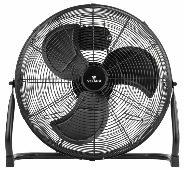Podlahový ventilátor VELWEP0016, 100W, čierny | Velano