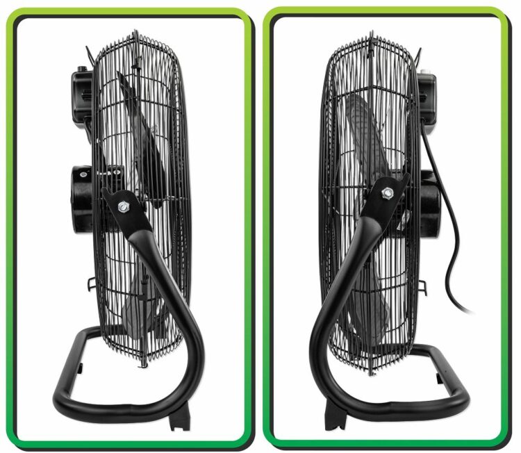 Podlahový ventilátor VELWEP0016, 100W, čierny | Velano