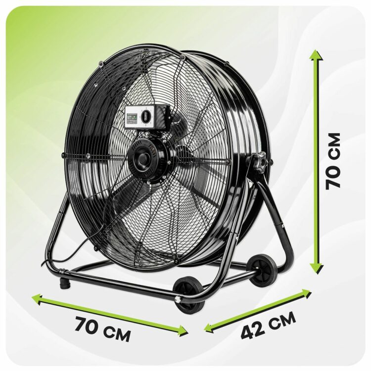 Podlahový ventilátor VELWEPR0007, 300W, čierny | Velano