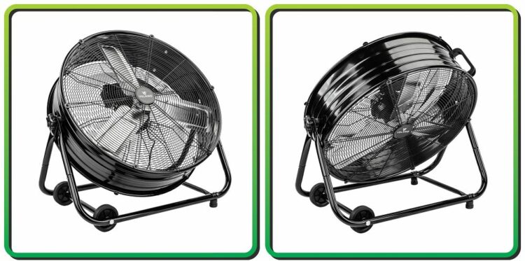 Podlahový ventilátor VELWEPR0007, 300W, čierny | Velano