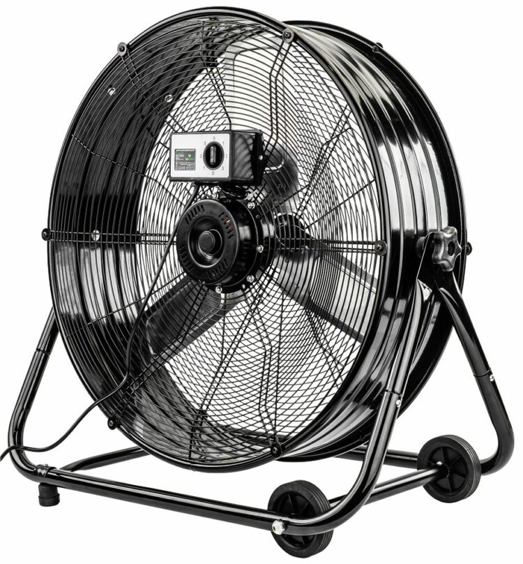 Podlahový ventilátor VELWEPR0007, 300W, čierny | Velano