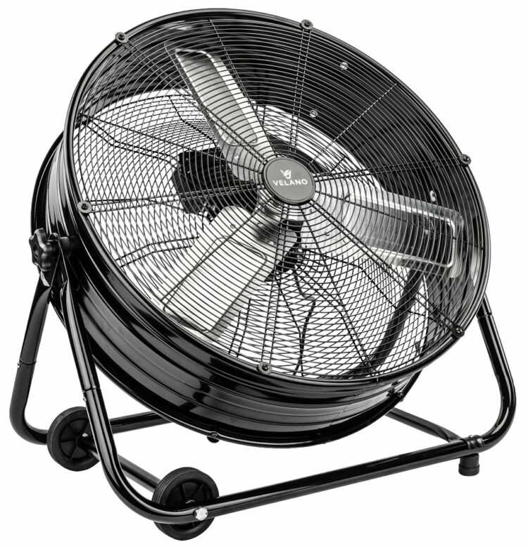 Podlahový ventilátor VELWEPR0007, 300W, čierny | Velano