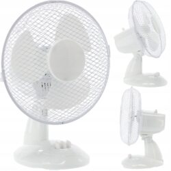 Stolný ventilátor, 25W, biely | FAN9066