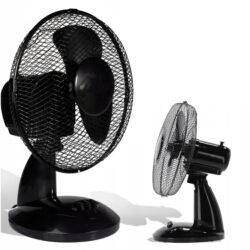 Stolný ventilátor, 25W, čierny | FAN9080